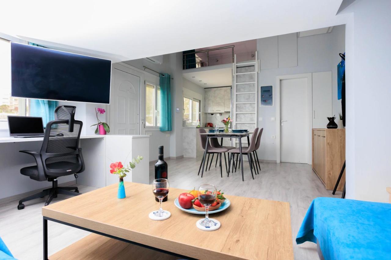 Electra Modern Apartment With Cozy Garden Iraklio Eksteriør bilde
